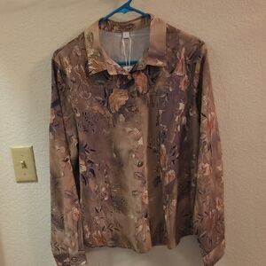 Floral Button-Up Shirt